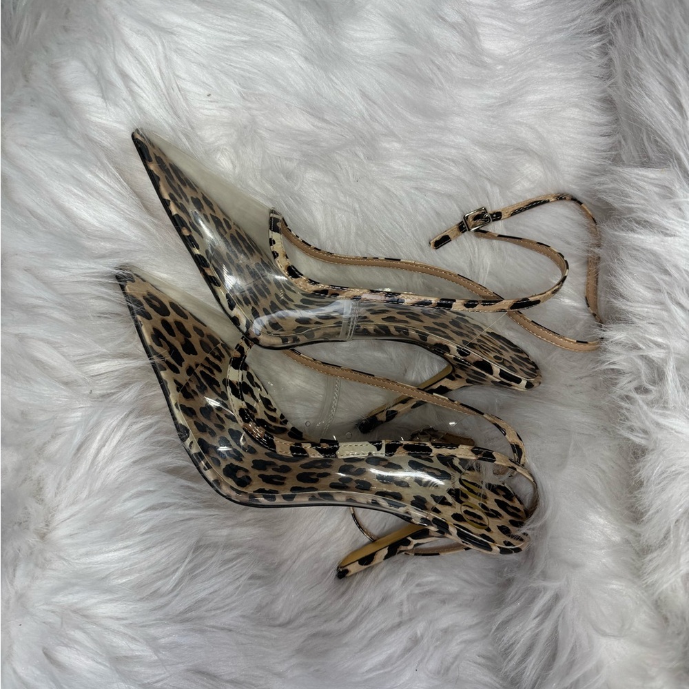 Jennifer Lopez Leopard and Clear Heels - Picture 2 of 6